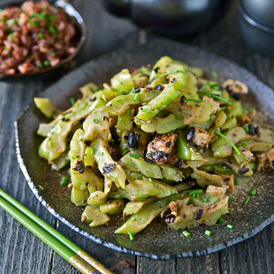 Black Bean Bitter Melon Stir-fry